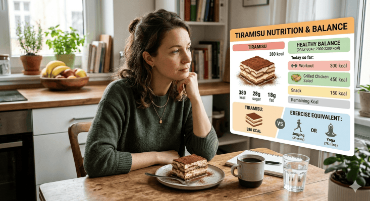 cân nhắc khi ăn bánh tiramisu
