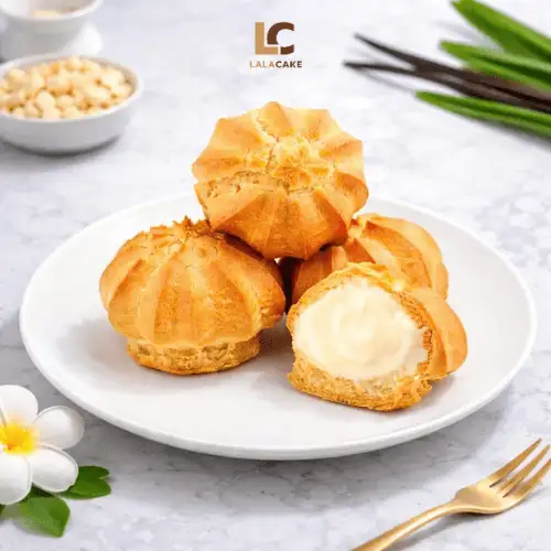 Bánh su kem tròn truyền thống nhân kem béo ngậy - Lala Cake