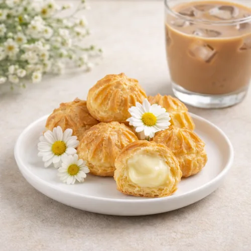 Bánh su kem tròn truyền thống nhân kem béo ngậy - Lala Cake