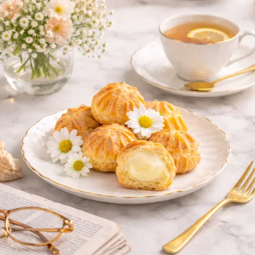 Bánh su kem tròn truyền thống nhân kem béo ngậy - Lala Cake