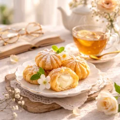 Bánh su kem tròn truyền thống nhân kem béo ngậy - Lala Cake