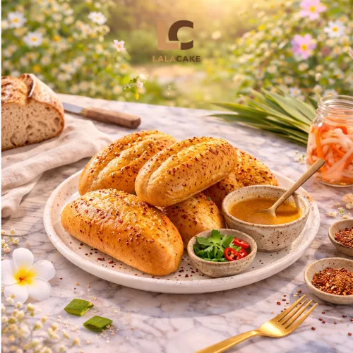 _Bánh mì muối ớt sốt bơ Lala Cake