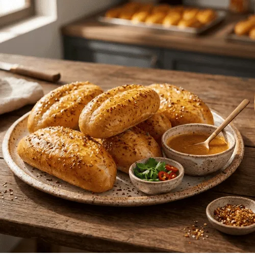 _Bánh mì muối ớt sốt bơ Lala Cake