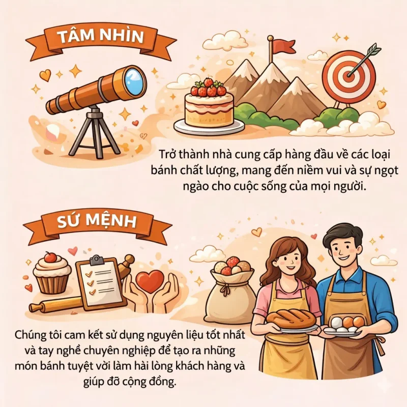 Tầm nhìn sứ mệnh của Lala Cake