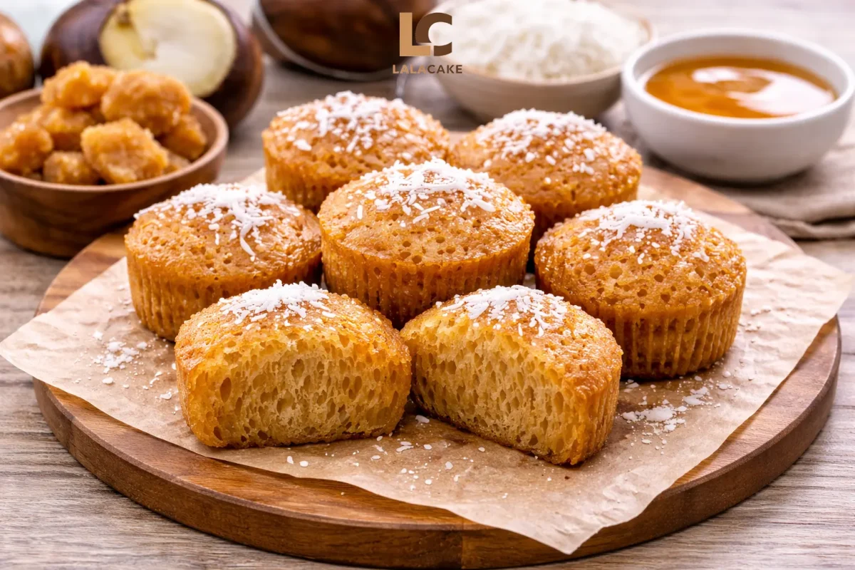 bánh bò thốt nốt tại Lala Cake