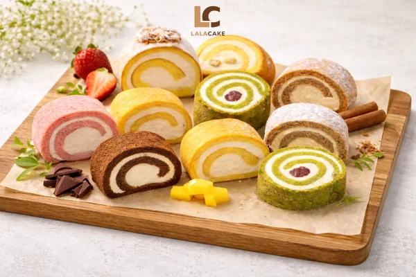 bánh bông lan đa vị tại Lala Cake