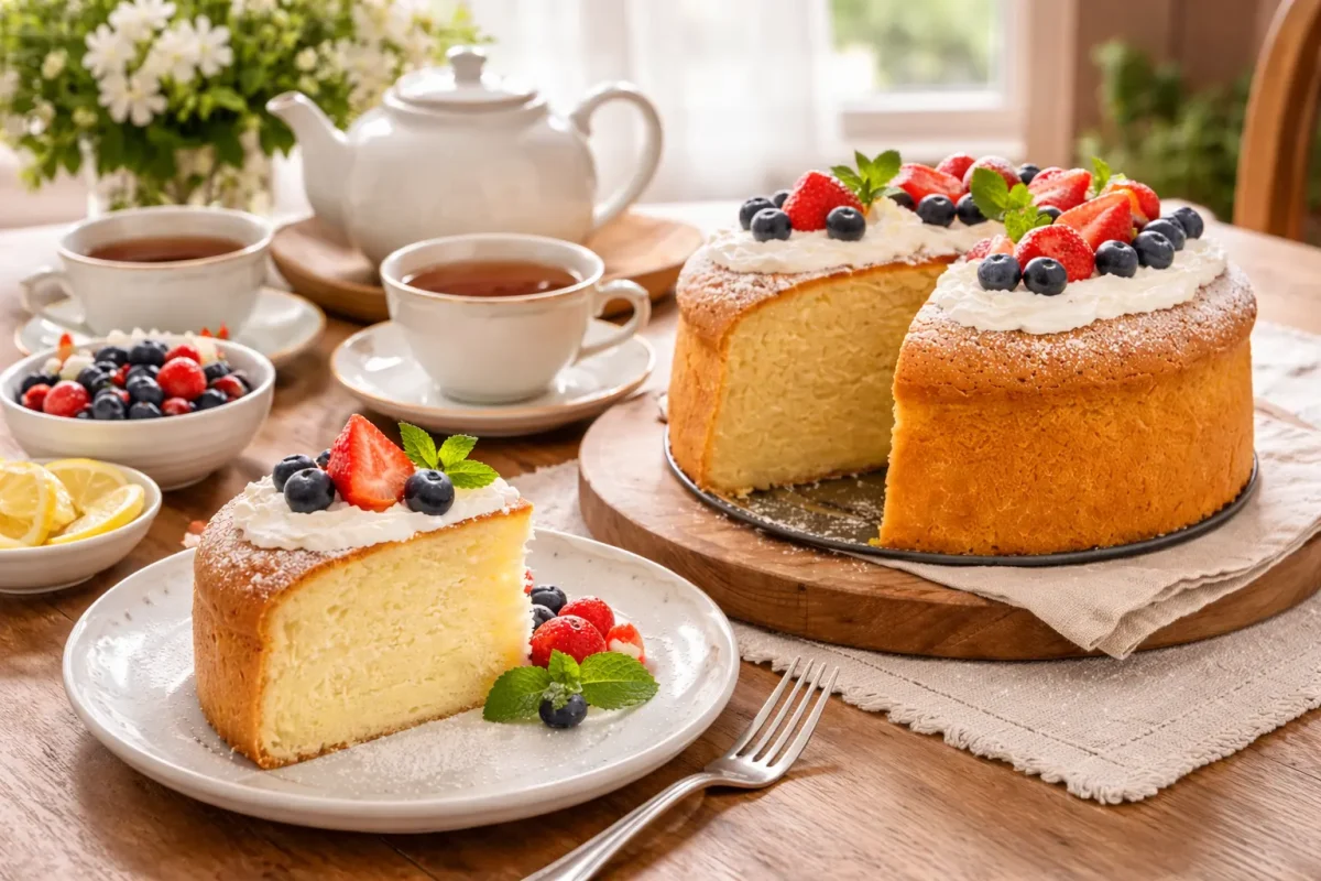 cách làm bánh bông lan bằng bột mì